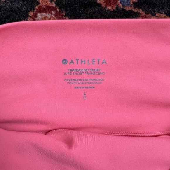 Athleta Transcend Skort Coral Petal Skirt Womens Size Large Workout Casual - Picture 4 of 10